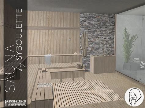 Sauna Cc Sims 4 Syboulette Custom Content For The Sims 4