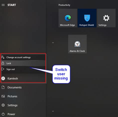 How To Fix The Switch User Button That Is Missing On Windows 10 Gear