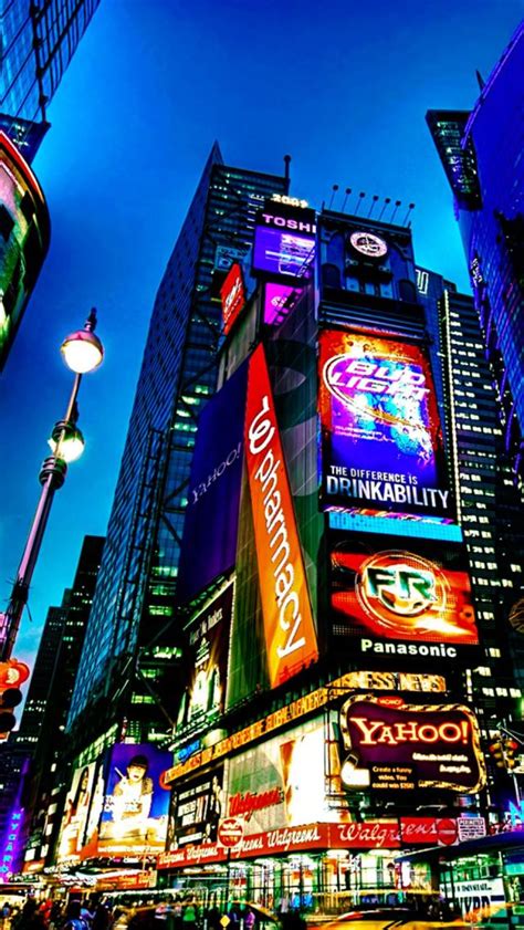 Times Square New York City The Iphone Wallpapers
