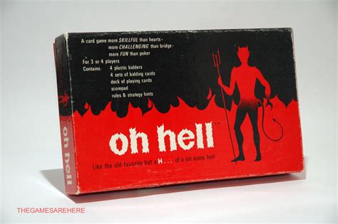 Oh Hell Card Game From Cadaco 1973 Complete Read Description
