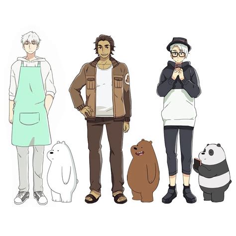Cartoon Network On Instagram “the Bear Bros As Anime Characters 🐻🐼 ️ Which One Is Your Fav 🎨