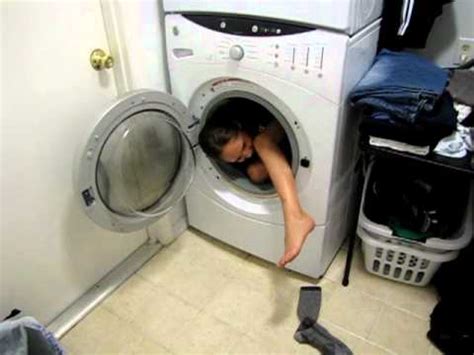 Haley Stuck In Wash Machine Mov Youtube