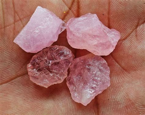 Pink Morganite Rough Gemstone Aaa Quality Raw Morganite Etsy