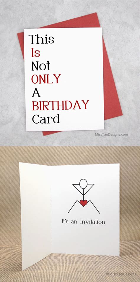 Birthday Card Boyfriend Card Funny Birthday Card By Boyfriend