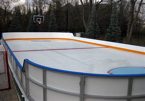 Fun backyard hockey rink projects. Custom Ice Rinks | Boards