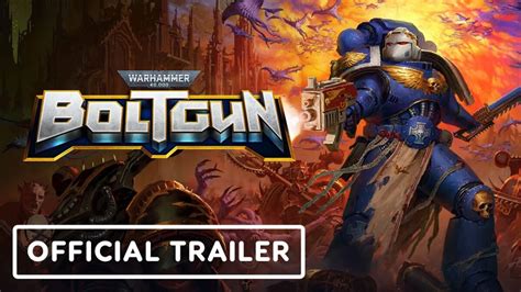 Warhammer 40000 Boltgun Official Launch Trailer Panic Dots