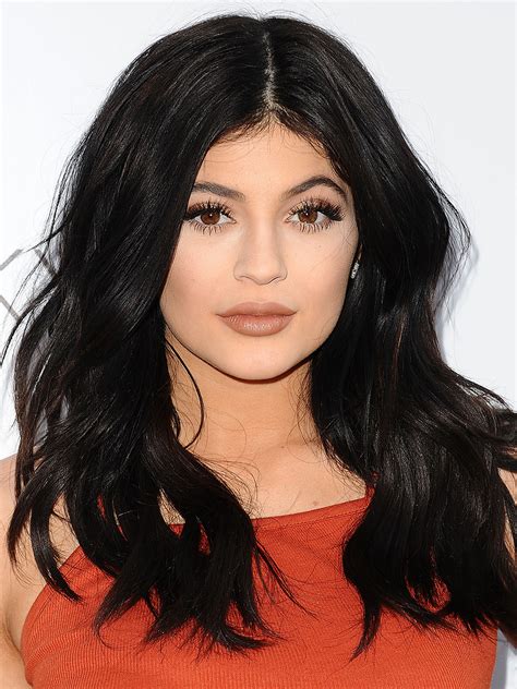 Black hair is often considered a shade that's too bold or dramatic. Kylie Jenner's Hair Colors: See Every Shade She Has Worn ...
