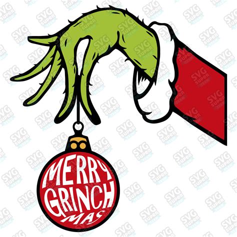 merry grinchmas svg grinch print svg holiday funny grinch digital download file for cricut