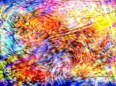 Bright Color Van Gogh Style Abstract Photograph By Debbie Portwood