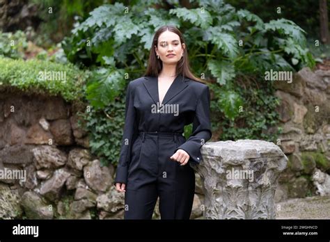 Rome, Italy, February 5, 2024 - Lily James attends at the photocall for