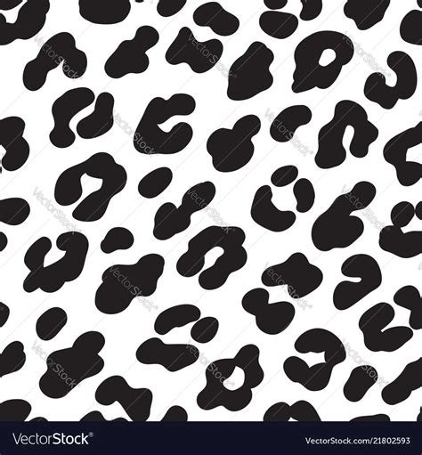 Cheetah Print Vector Black And White