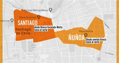 Recordar que, en total, son 55 comunas a lo largo de todo el país que siguen con la medida. Explicado con mapas: estas son las zonas de Santiago ...