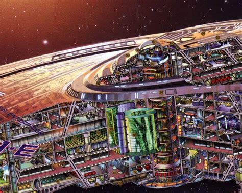 Starfleet Ships — Enterprise E Cutaway Poster By Star Trek