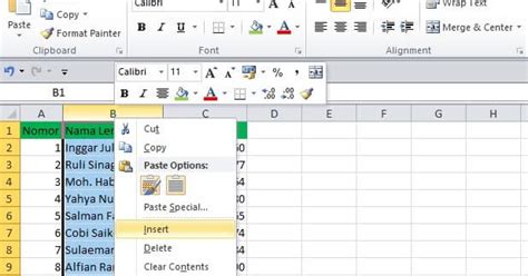 Excel juga melakukan tugas yang bagus dalam melakukan cara kebalikannya: Cara Menambah dan Hapus Kolom di Excel