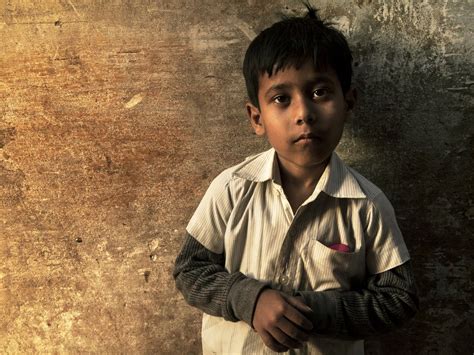 This Young Boy Was Hanging Out In An Alley In The Old Section Of