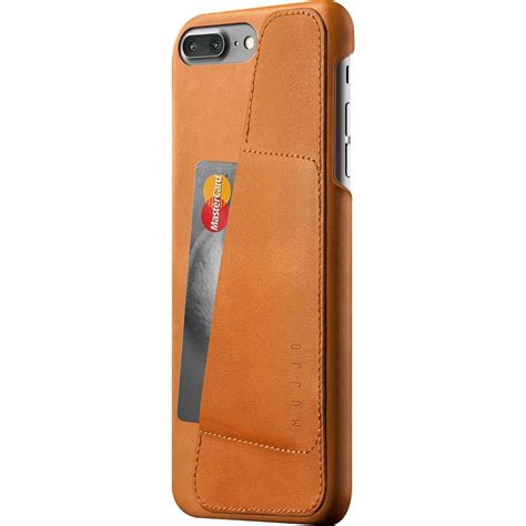 Best Buy Mujjo Leather Wallet Case For Apple Iphone 7 Plus Tan 34