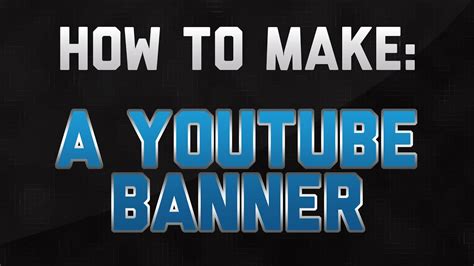Revenge Tutorial How To Make A Youtube Banner In Photoshop Cs6 Youtube