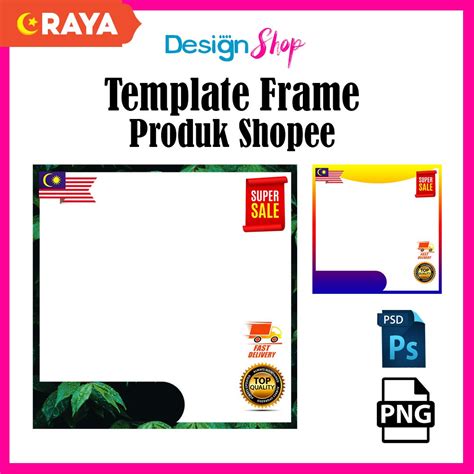 20 Pcs Colourful Background Super Sale Frame Template Untuk Lariskan