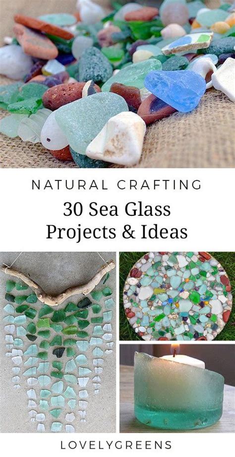 30 Sea Glass Ideas And Projects • Lovely Greens Sea Glass Crafts Sea Glass Mosaic Beach Glass