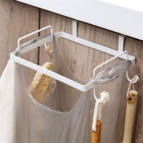 The kitchen rack sack frame is designed to hold either 3 or 5 gallon rack sack refill bags. Stainless Steel Kitchen Garbage Bags Racks Metal Hanger ...
