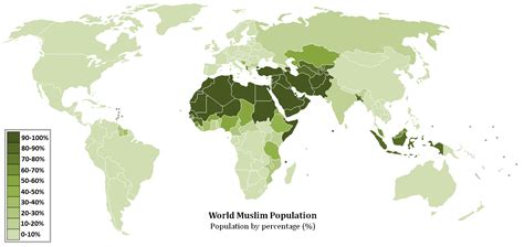 Fileworld Muslim Population Mappng Wikimedia Commons