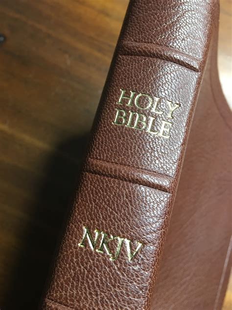 Nkjv J Vernon Mcgee Slimline Sokoto Goatskin Bible Made To Etsy