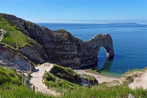 Durdle Door Is A World Famous Geological Wonder With Its Massive Rock