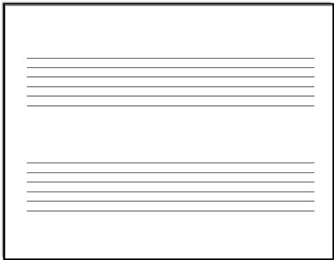 Free Guitar Tablature Paper For Teachers Downloadable And Printable