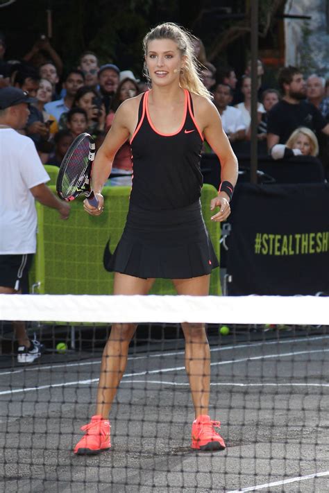 Eugenie Bouchard At Nikes Street Tennis Event In New York Hawtcelebs