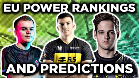 Rlcs X Eu Power Rankings And Predictions For Spring Split Major Youtube