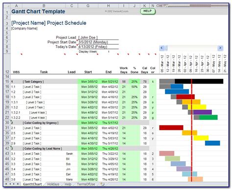 Gantt Chart Template In Excel Download Free Download Nude Photo Gallery