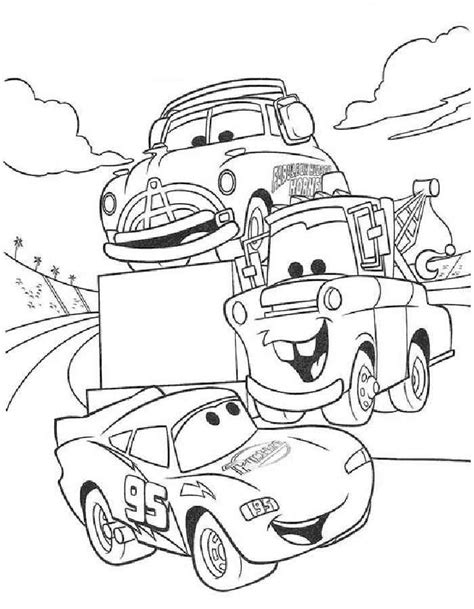 Coloring Pages Lightning Mcqueen Coloring Pages