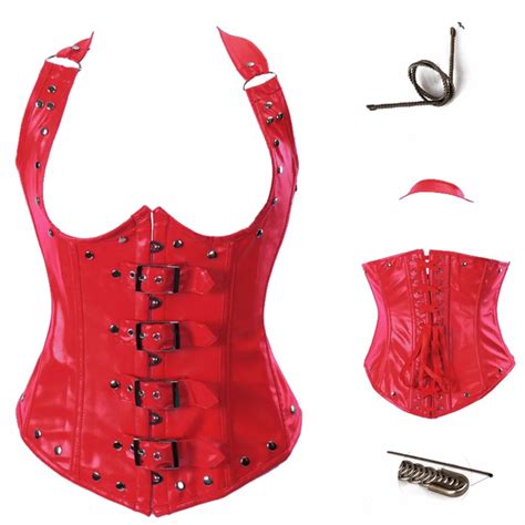 caudatus steampunk underbust corsets and bustiers with straps ladies corset top faux leather