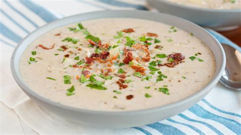 Chef john's clam chowder dip is packed with big, bold, bacony flavors for an easy yet addictive party appetizer that'll please football fans and seafood lovers alike. Clam Chowder @ TotallyChefs