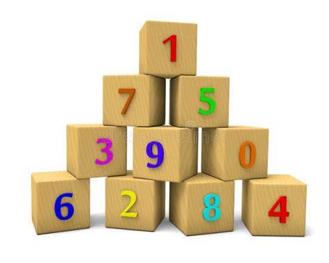 Numbered Cubes Stock Photo Image Of Building Concept 26973140