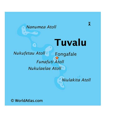 Tuvalu Maps And Facts World Atlas