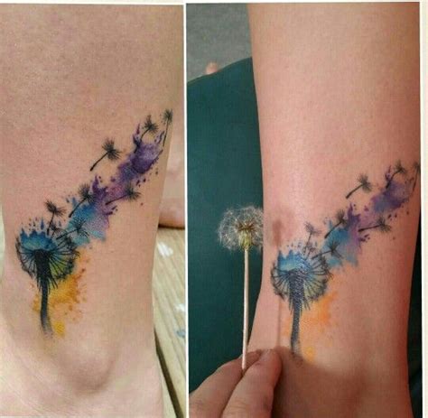 Got This Tattoo About A Month A Go Now Dandelion With A