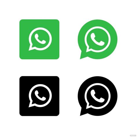 Whatsapp Icon White Vector In Illustrator Svg  Eps Png