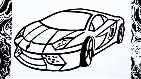 Como Dibujar Un Carro How To Draw A Car Como Desenhar Carros Youtube