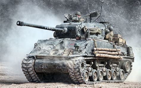 M4 Sherman Us Medium Tank World War Ii M4a3 Sherman Us Army R