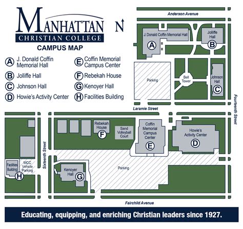 1 dates of christian holidays 2019 calendar. Map of Manhattan Christian College's Campus | Manhattan ...