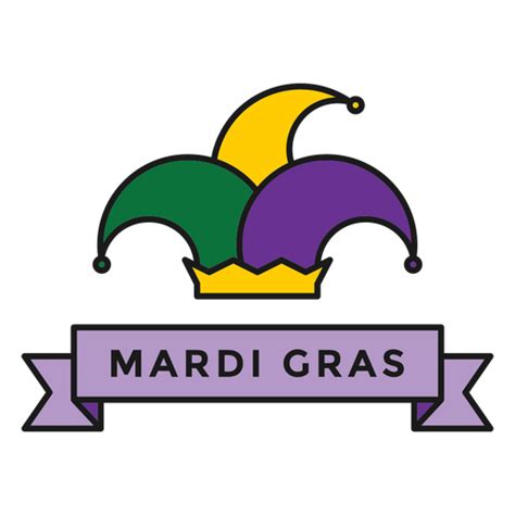 Mardi Gras Hat Badge Transparent Png And Svg Vector File