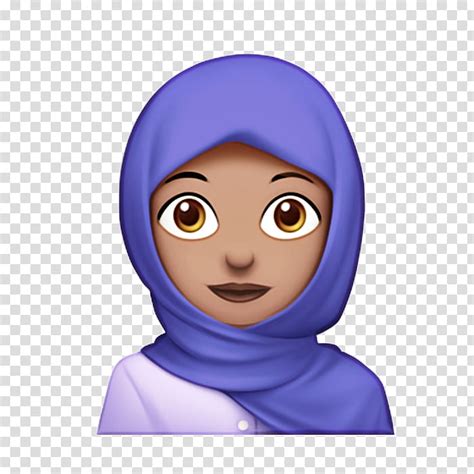 World Emoji Day Hijab Woman Apple Color Emoji Girl Text Messaging