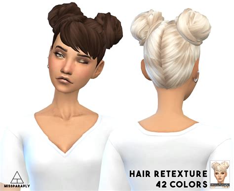 Sims 4 Hairs Miss Paraply Mixed Bag Of Clay Hairsstyle Retextured