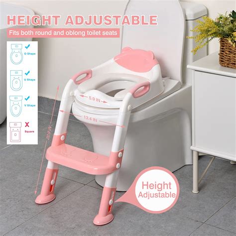 Buy 711tek Potty Training Seat Toddler Toilet Seat With Step Stool