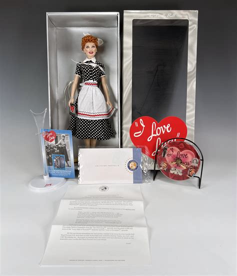 Franklin Mint I Love Lucy Vinyl Portrait Doll In Original Box Auction