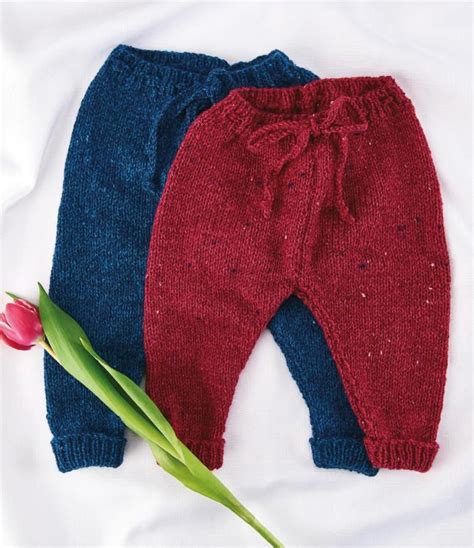 Simple Baby Trousers Knitting Patterns Lets Knit Magazine Baby