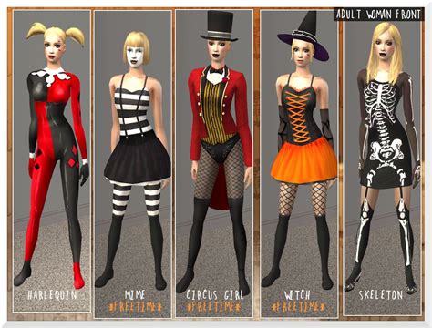 Costumes And Masks For Both Genders And All Ages Sims Halloween