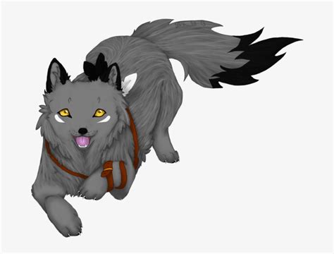 Grey Puppy By Wolves Anime Wolf No Background 1024x693 Png Download