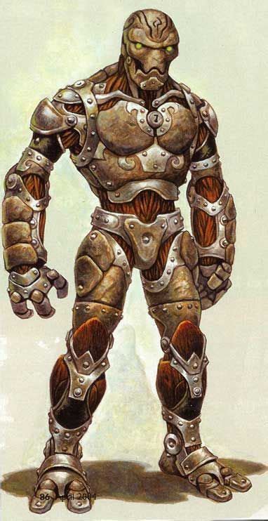Warforged Dungeons And Dragons Fantasy Characters Fantasy Monster